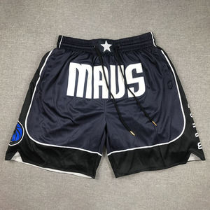 2024-2025उच्च गुणवत्ता वाले थोक कढ़ाई सांस लेने योग्य जाल त्वरित शुष्क बास्केटबॉल शॉर्ट्स बस खेल पैंट - Product Image 2