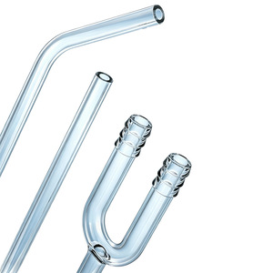 Tubo de Conexión de Vidrio Transparente en Forma de Y/T, Tubo Guía de Gas de Vidrio para Experimentos de Laboratorio Químico - Product Image 6