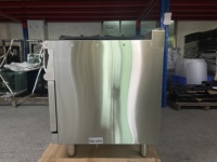 Cuisinière à gaz professionnelle à 4 brûleurs en acier inoxydable robuste avec armoire, cuisinière à gaz commerciale pour restaurant, fabrication chinoise