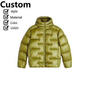 Veste matelassée pour homme, veste d'hiver extra large avec rembourrage en duvet, dotée de caractéristiques anti-déchirure et coupe-vent - Product Image 1