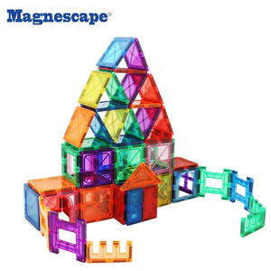 Magnescape 150pcs Tuiles Magnétiques 3D <span class=keywords><strong>Cube</strong></span> Magique & Jouet de Construction Apprentissage Créatif Puzzle Modèle Jouet - Product Image 4