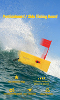 Portable 25cm pêche à la traîne matériel ABS et PVC côtés planificateur conseil pour la pêche