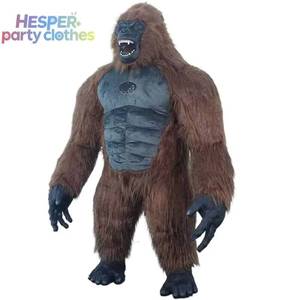Disfraz de Dinosaurio Inflable de Algodón para Adultos Unisex HP 2.6/3M CE, Disfraz de Animal de Cuerpo Completo, Monstruo de Dos Cuernos, Traje Peludo para Fiestas y Películas - Product Image 2