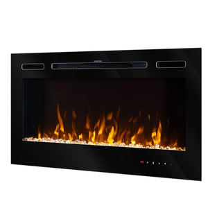 <span class=keywords><strong>Chimenea</strong></span> Eléctrica Moderna <span class=keywords><strong>de</strong></span> 40/43 Pulgadas con LED para Autocaravanas, <span class=keywords><strong>Inserto</strong></span> <span class=keywords><strong>de</strong></span> <span class=keywords><strong>Chimenea</strong></span>, Chimeneas, Calefactor Inteligente para el Hogar - Product Image 2