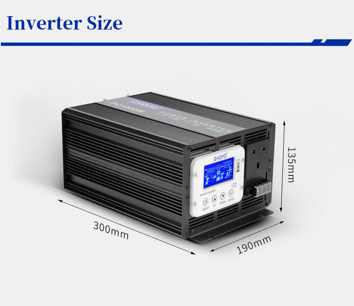 UPS Converter 1000W DC 12V to AC 220V Pure Sine Wave Inverter Charger ...