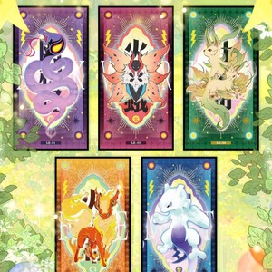 Cartes à collectionner <span class=keywords><strong>Pokémon</strong></span> en gros, première série DaWei, Pikachu, Eevee, <span class=keywords><strong>Mewtwo</strong></span>, jeu de table, jouet pour enfants, boîte surprise de cartes en papier - Product Image 5