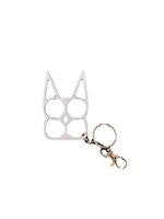 Porte-clés multifonctionnel Porte-clés mignon pour fille Kitty en alliage pour dames Accessoires de sac Porte-clés pour chat Porte-clés extérieur pour oreilles de chat