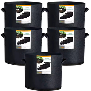 En Stock, 5 galones, 19 <span class=keywords><strong>litros</strong></span>, bolsa de cultivo de fieltro, <span class=keywords><strong>macetas</strong></span> de vivero no tejidas económicas para uva para granja - Product Image 1