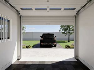 โรงรถที่สร้างจากตู้คอนเทนเนอร์ที่ทนทาน พร้อมประตูม้วนอัตโนมัติและตะแกรงหน้าต่างที่ปลอดภัยสำหรับจัดเก็บยานพาหนะ - Product Image 2