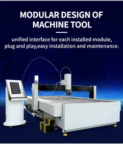 Forplus High Precision High Quality 3 Axis Uhp Water Jet Stone Cutting Machine Cutter For All Materials