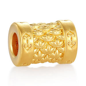 2025 Unique design <b>24k</b> pure <b>gold</b> hard <b>gold</b> petal shape <b>bracelet</b> beaded high-end <b>gold</b> jewelry - Product Image 1