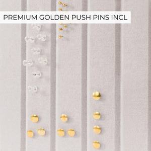 Tablero de Anuncios Grande de Fieltro Arqueado, Decoración de <span class=keywords><strong>Pared</strong></span> Adhesiva Personalizable y Elegante, Tablero de Clavijas Plegable - Product Image 4