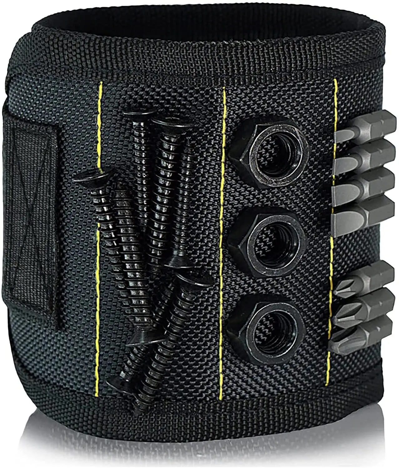 पोर्टेबल उपकरण बैग चुंबकीय Wristband उपकरण कलाई बेल्ट के लिए शिकंजा धारक छोटे उपकरण wristband पकड़े शिकंजा के साथ मजबूत मैग्नेट