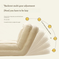 Sofá Cama Individual Plegable Tatami para Interiores y Exteriores, Ideal para Descansar y Dormir