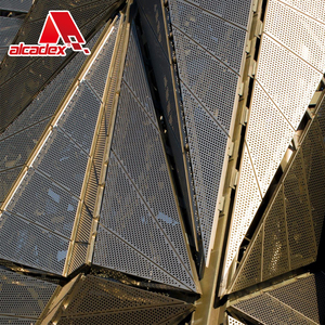 Tùy chỉnh chất lượng tốt nhất xây dựng nội thất nhôm Ốp bên ngoài bảng điều khiển trang trí đục lỗ - Product Image 5