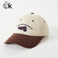 Cappellino da Baseball per Bambini a 6 Pannelli Bicolore di Alta Qualità con Stampa Cartoon Protezione Solare Gorra Barbas per Design Artistici