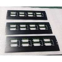 Panneau de commande d'usinage CNC de précision personnalisé Amplificateur Panneau avant Façade Panneau avant en aluminium
