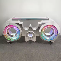 Logo personnalisé de haute qualité 3D écran LED support de stand de DJ Table polissage fin barre lumineuse en acier inoxydable affichages de signalisation numérique