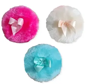 Fluffy bột Puff cơ thể mỹ phẩm bột Puff mềm khuôn mặt cơ thể bột Puff cho bé & Kid & người lớn