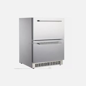 Réfrigérateur commercial pratique à 6 portes sous comptoir, refroidissement par air, tiroirs réfrigérés, dégivrage automatique, contrôle numérique pour comptoir - Product Image 6