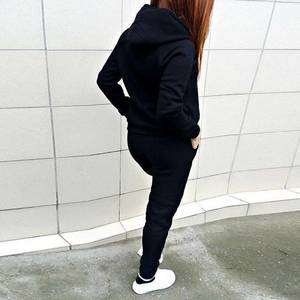 Women's Tracksuit Sets Sweat <b>Suits</b> Sweat Shirt With Custom Brand and <b>Jogging</b> Sweat Pants Sports <b>Suit</b> Winter Custom <b>Ladies</b> Sets - Product Image 3