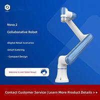 Dobot Nova 2, Brazo Robótico Colaborativo de 6 Ejes, Carga Útil de 2 kg, Brazo Robótico Comercial para Máquina de Café, Aplicación en Múltiples Escenarios