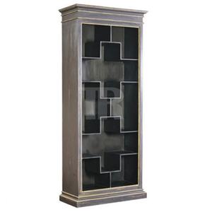 Estantería Clásica y Elegante para Decoración del Hogar, Librería de Madera Sólida con Puertas de Vidrio - Product Image 6