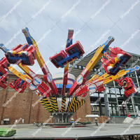 Nouvel équipement de remorque d'attraction : Machine à sauts fou montée sur remorque, manèges de saut de Shangang Rides
