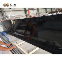 Sceaux chinois en granit, 1 pièce, vernis noir, galaxie, tailles découpées pour la décoration en extérieur