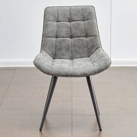 Chaises de salle à manger, bon marché, tissu marron, élégant, cuir pu, chaise de salle à manger moderne, chaises de restaurant de luxe