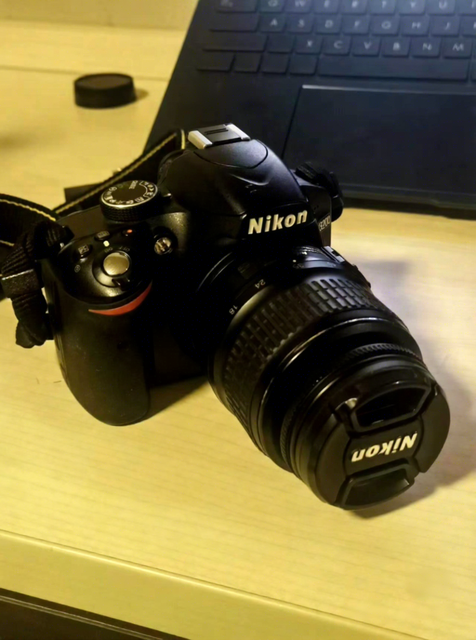 For D3200 + 18-55mm Lens Original Accessories 8MP 10X Optical Zoom HD Video Used DSLR Camera