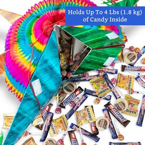 Piñata pliable artisanale de grande taille pour fête d'anniversaire, piñata mexicaine pour enfants, piñata étoile pour fête - Product Image 5