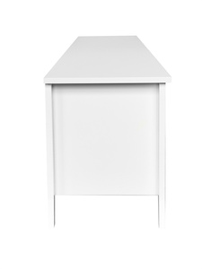 <span class=keywords><strong>Mesa</strong></span> de Televisión de Melamina Blanca con 2 Cajones - Product Image 6