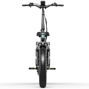 Folding Aluminum <b>Frame</b> <b>Fat</b> Tire <b>Ebike</b> 20"4.0 Full Suspension Electric Bike 250W 55Nm Motor 48V13Ah Battery Hydraulic Brake - Product Image 2