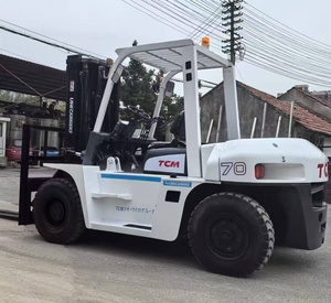 Carretilla elevadora diésel TCM/Heli/Komatsu FD70 usada, motor japonés maestro triple de 7 toneladas, modelos de 2,5/3/5/7/10/15/16/18/20/25/30 toneladas - Product Image 6