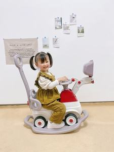 Coche de juguete para niños multifunción 4 en 1: excavadora, caballo balancín, camión volquete de juguete, coche deslizante - Product Image 3