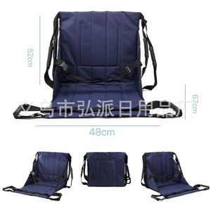 Cinturón de asistencia para silla de ruedas, soporte de cintura azul y negro para asistencia de movilidad, cojín de elevación, comodidad, salud y masaje - Product Image 3