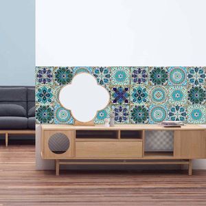 Stencils Stickers Peel and Stick Easy Application for Bathroom Kitchen Wall Tile Decals 10Pcs - Product Image 3