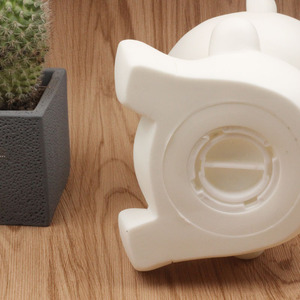 Hucha de vinilo blanca en blanco para pintar DIY, sin pintar, para niños, actividad escolar, decoración de mesa para el hogar, juguete - Product Image 6