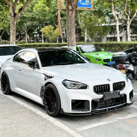 Grille Depan Model A Serat Karbon Kering Berkualitas Tinggi Cocok untuk BMW M2 G87 Kedatangan Baru Grille Serat Karbon Kering