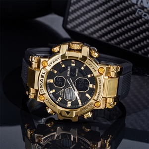 Montres de sport SMAEL 8027 pour hommes, montre-bracelet numérique, vente chaude, affichage LED tendance, bracelet en silicone - Product Image 3