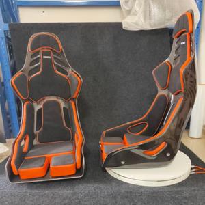 Siège baquet personnalisé Recaro Podium CF en carbone mat, siège de course léger pour Ford Mustang S550, pour Chevy C8 - Product Image 6