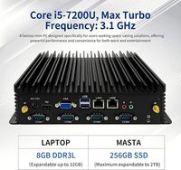 Esta Mini Computadora Industrial Sin Ventilador Cuenta con 2 Puertos LAN, 2 Puertos USB 3.0, 4 Puertos USB 2.0, 1 Puerto HD, 1 Puerto VGA y 6 Puertos COM
