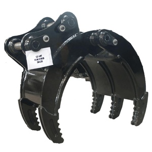 Suku Cadang Konstruksi Tiongkok Gulungan Hidrolik <span class=keywords><strong>Backhoe</strong></span> Mini KX080 Grip Kayu - Product Image 1
