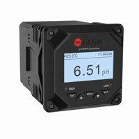pH-mètre numérique à montage sur panneau avec compensation automatique de la température, écran LCD, transmetteur de pH en ligne pour le traitement de l'eau