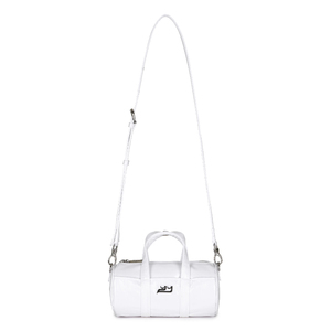 กระเป๋า Colette รุ่นขายดีที่สุด ทรงกลมขนาดมินิ สีขาวประกาย พร้อมสายสะพายข้างแบบถอดได้ และหูหิ้วแบบกดปุ่มเปิดได้ - Product Image 1