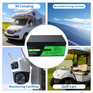 Paquete de Baterías de Iones de Litio de 12V 150Ah para Almacenamiento de Energía Solar 200Ah 230Ah 280Ah 300Ah 24V 36V 48V BMS Carritos de Golf Montacargas - Product Image 4