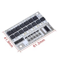Placa de Protección BMS 3S 4S 5S 100A con Balance para Batería Li-ion/LiFePO4 18650, Módulo Cargador para Power Bank, UPS, Solar, Bicicleta Eléctrica DIY