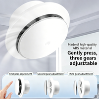 Diffuseur de plafond rond en plastique pour système CVC moderne, grille de ventilation d'air de retour, durable et facile à installer