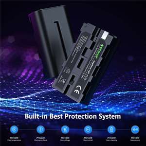 Pin Li-ion Có Thể Sạc Lại 2600MAH Cho <span class=keywords><strong>NP</strong></span>-F330 <span class=keywords><strong>NP</strong></span>-F550 F750 F930 F950, Pin Li-Ion Cho Máy Quay Phim <span class=keywords><strong>NP</strong></span>-F550/ <span class=keywords><strong>NP</strong></span>-F570 - Product Image 3